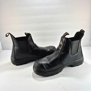 MooseLog Men’s Black Chelsea Composite Toe Work Boots 10.5 Certified Safety Boot